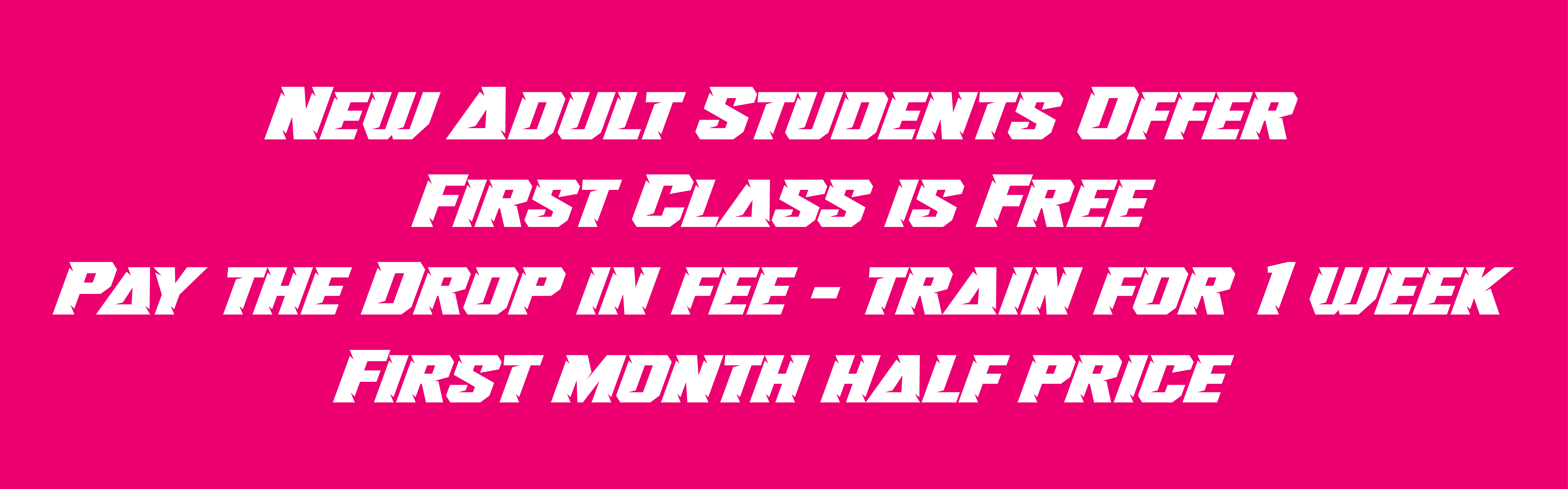 New Adult Offer